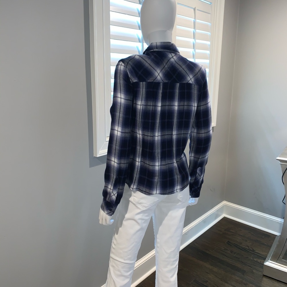 Rails Rian Cropped Plaid Shirt